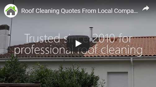 video on roof cleaning services